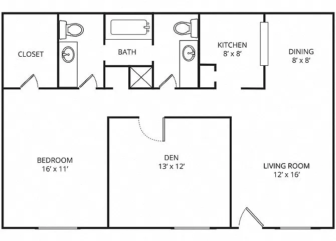 Floor plan Desert Lilly (A3)