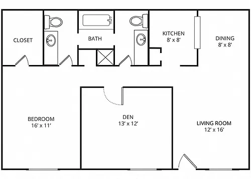 Floor plan Desert Lilly (A3)