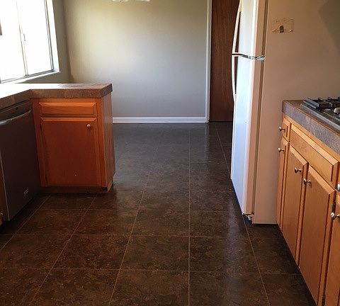 Kitchen: looking into dining area