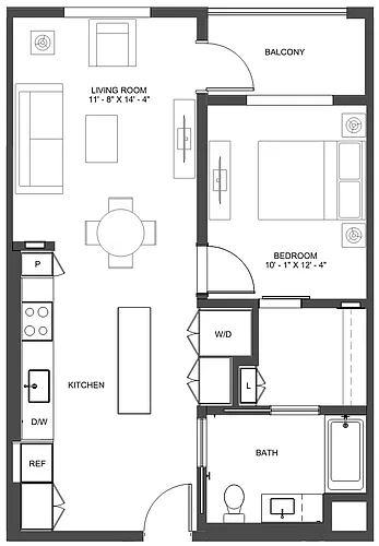 Floor plan A10