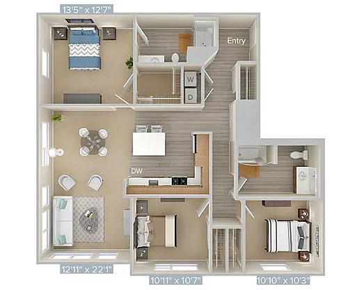 Floor plan C1-1368-B