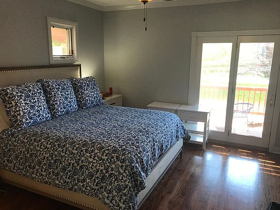 As previously furnished. King-sized bed in master suite.