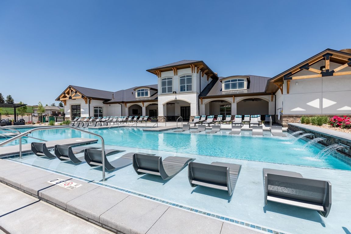 Resort Style Pool and Spa with Sundeck