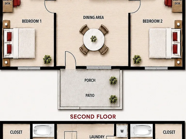 4x4 Floor Plan 4x4 Floor Plan