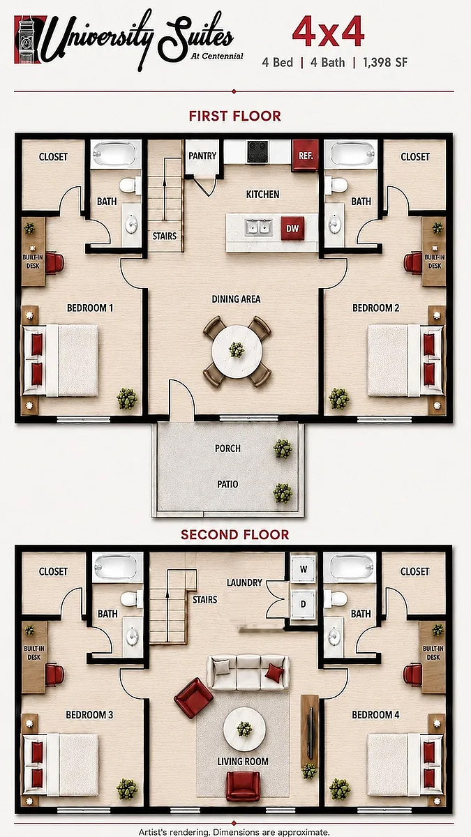 Floor plan 4X4