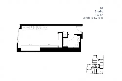Floor plan S4 Studio
