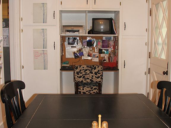 Breakfast nook & back door