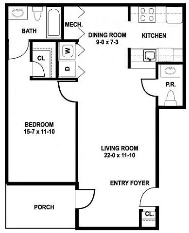 Floor plan The Remington