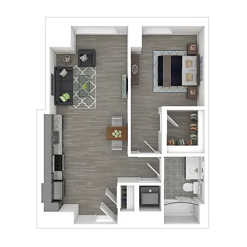 Floor plan The Entry (A1)