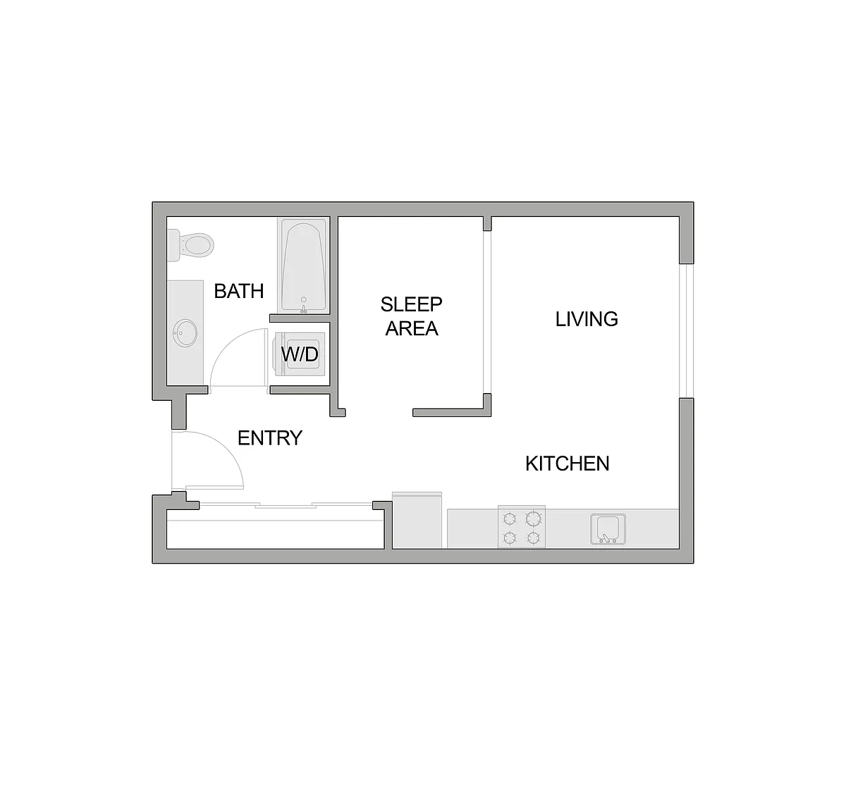 Floor plan The Murray