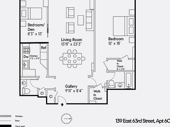 2nd image of 139 E 63rd St APT 6C