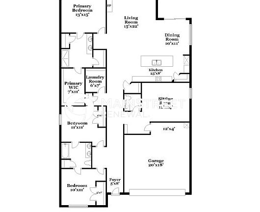 primary bedroom