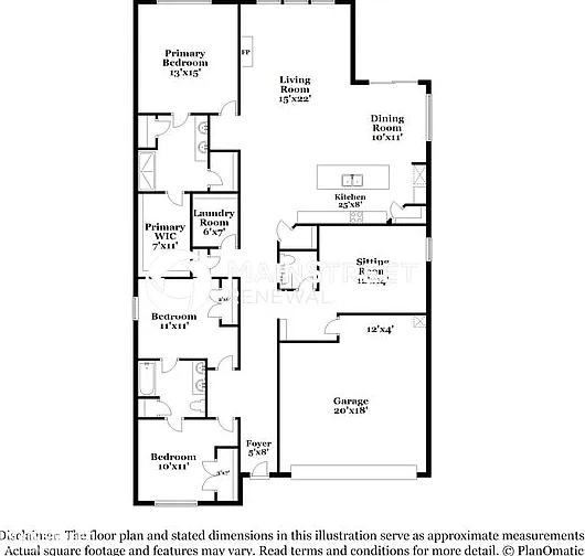primary bedroom