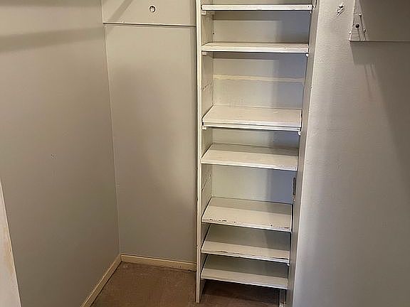 Spacious walk in Closet 