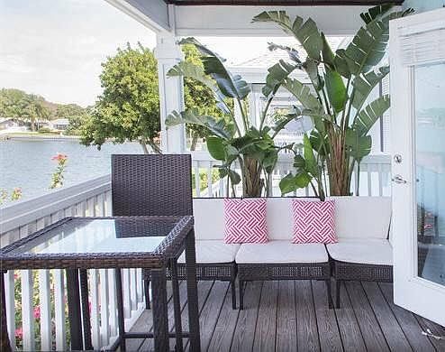 Balcony overlooking the bayou, beautiful sunsets