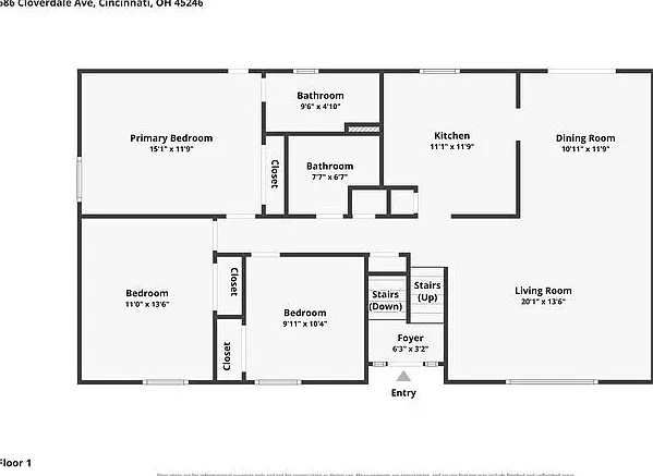 3 bed, 2.5 bath, 1842 sqft, $2,345 — Photo 3