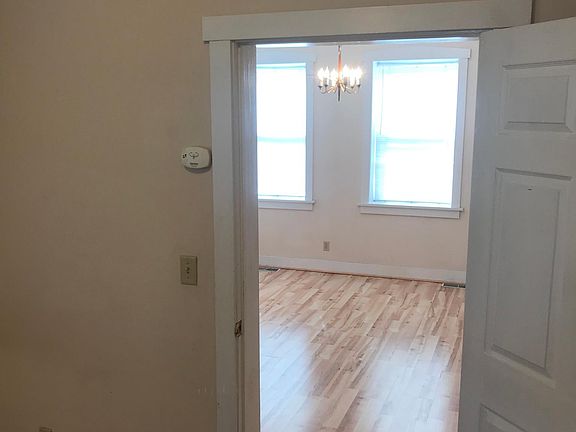 Bedroom looking into living room
