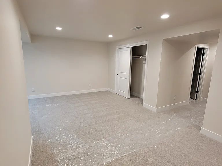 Basement bedroom