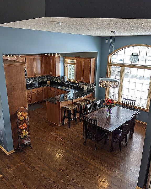 Main level, hardwood floors