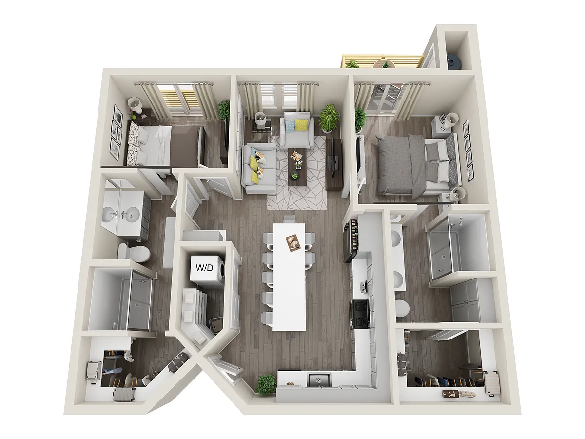 Floor plan 2B