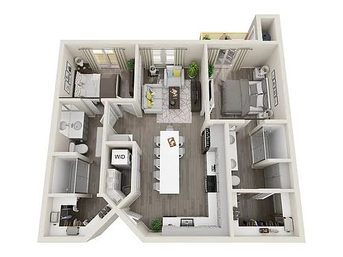Floor plan 2B