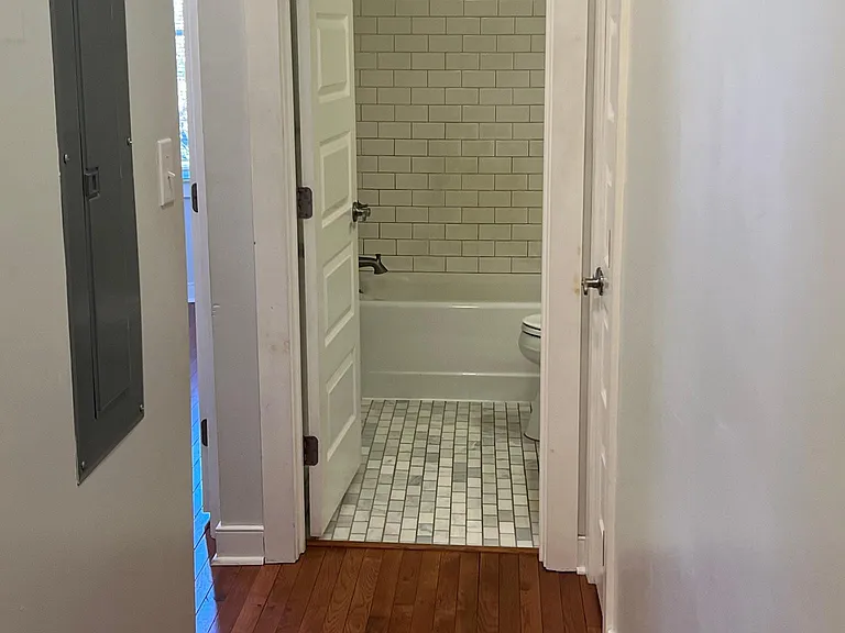 Hardwoods throughout the living areas. Linen closet to keep organized.