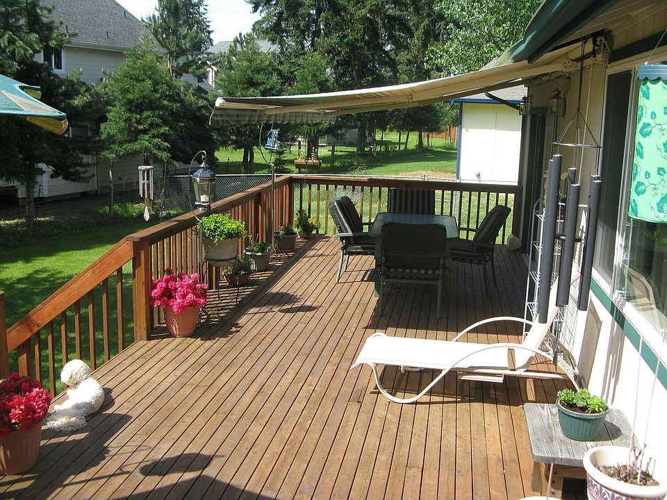 Back deck looking West