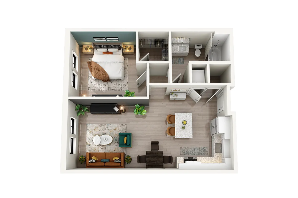 Floor plan Boxcar