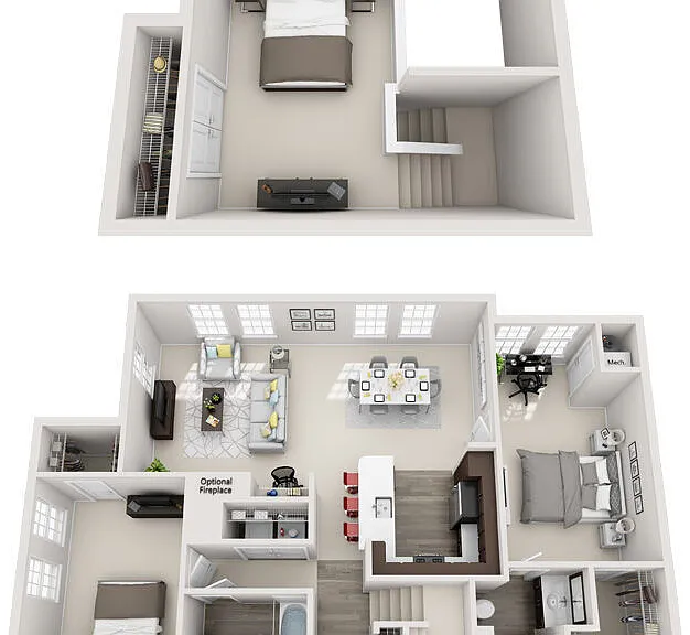 Magnolia floor plan Huntington at King Farm