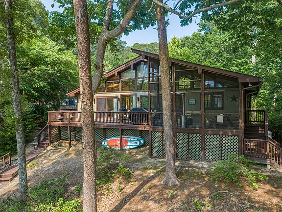 View of cottage from the river.
