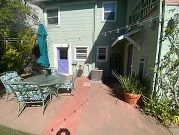Front view of two door entrances