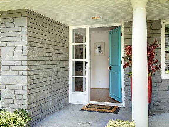 Watch the sunrise from your covered porch.