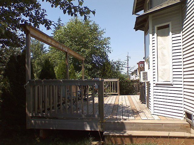 New Trex Deck in back