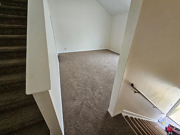 entry hall way leads to living room