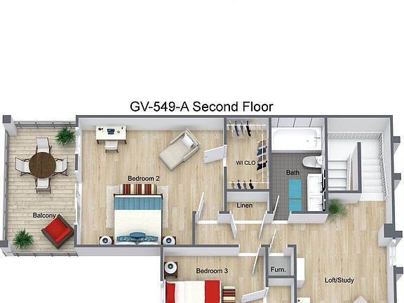 3rd image of 549 Green Village Ct #A
