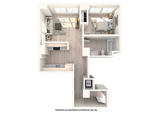Floor plan 1X1 I