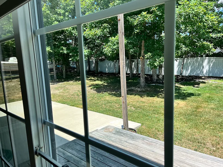 large back yard