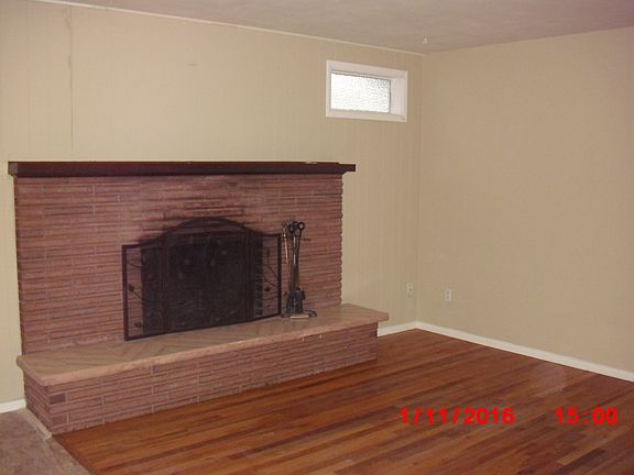 Living room fireplace