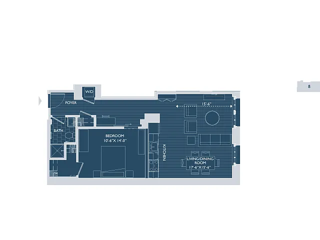 Floor plan Loft 8
