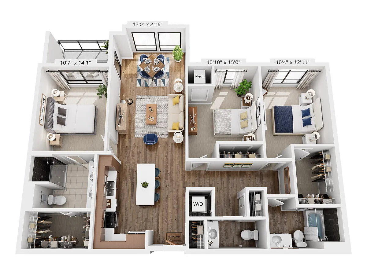 Floor plan Lafayette