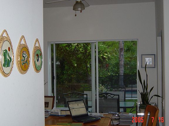 view from family room