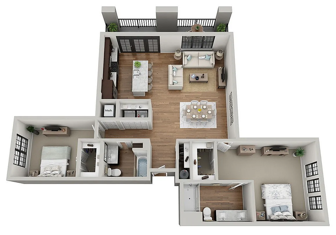 Floor plan 2E