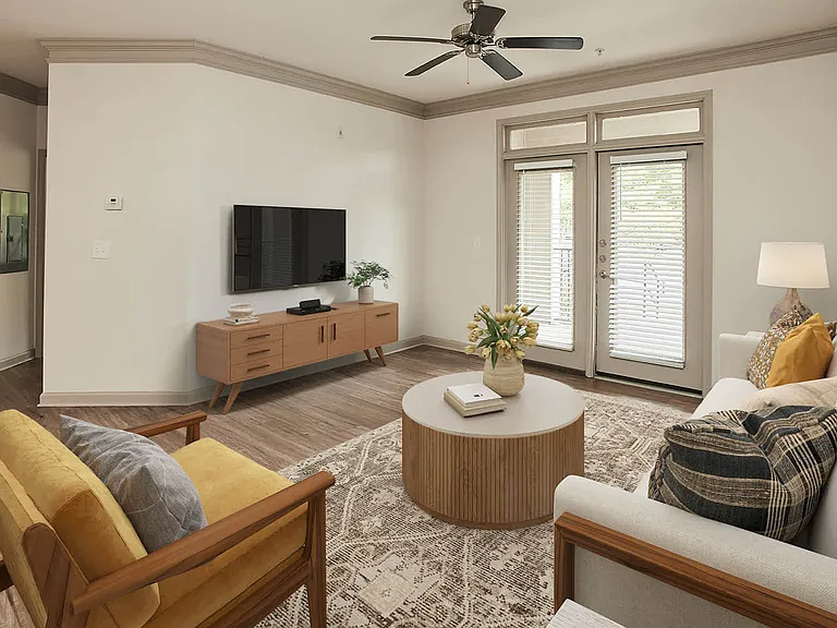 Living Room with Hard Surface Flooring