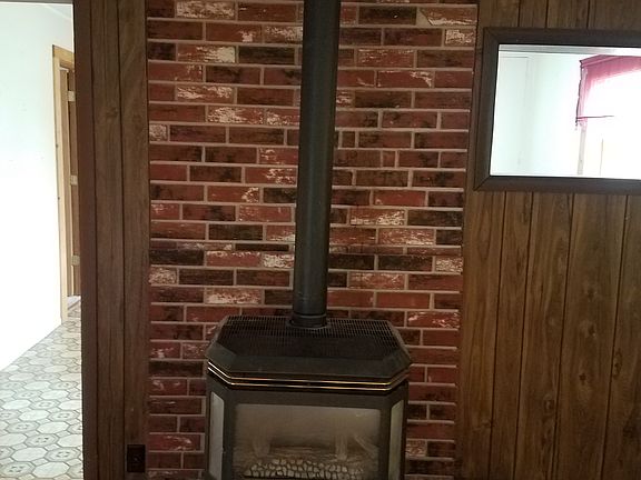 Newer gas fireplace