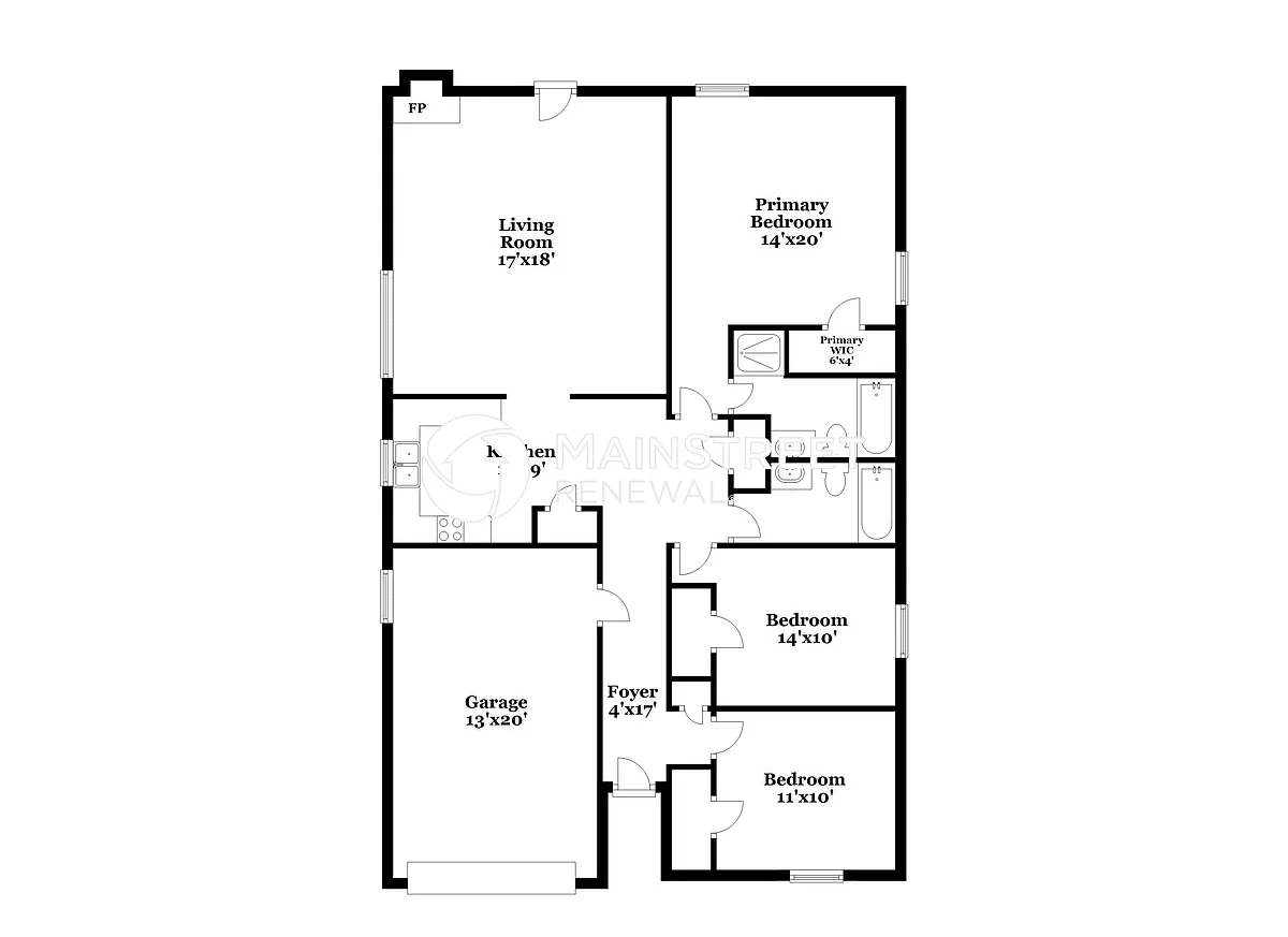 Floor Plan - 4497 Canterbury St