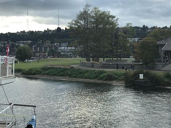 View towards Gasworks Park