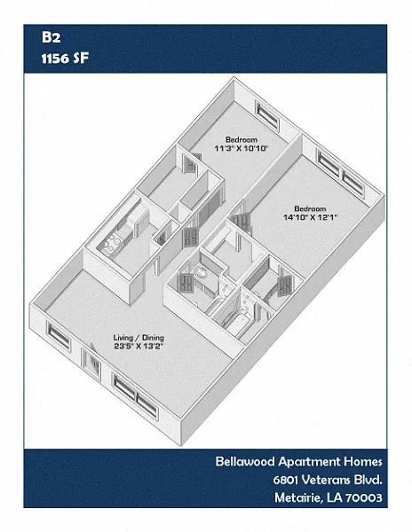 Floor plan B2