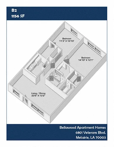 Floor plan B2