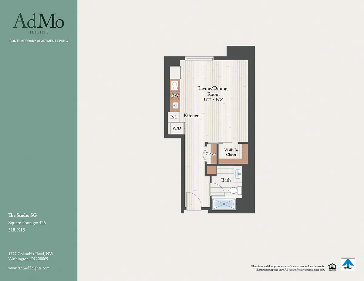 Floor plan The Studio SG