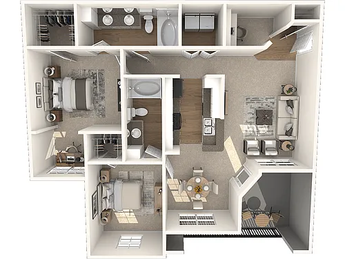 Floor plan Dayflower Deluxe 2